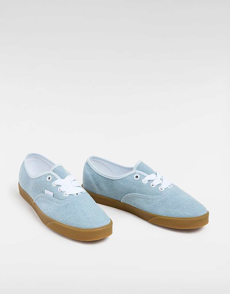 

Vans Authentic Lowpro - Голубые низкие кеды