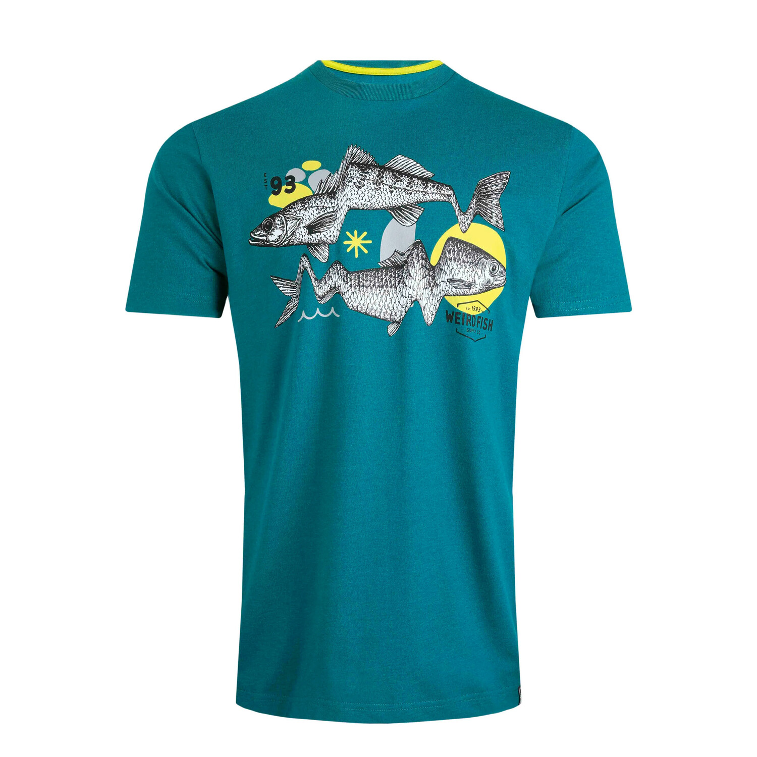 

Футболка "отражение" Weird Fish, синий