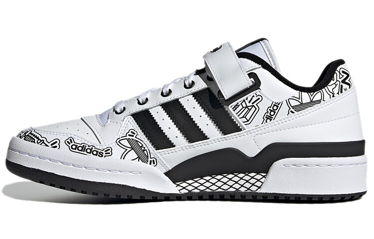 

Adidas Originals Forum Низкие кроссовки унисекс для скейтбординга Белый/Черный