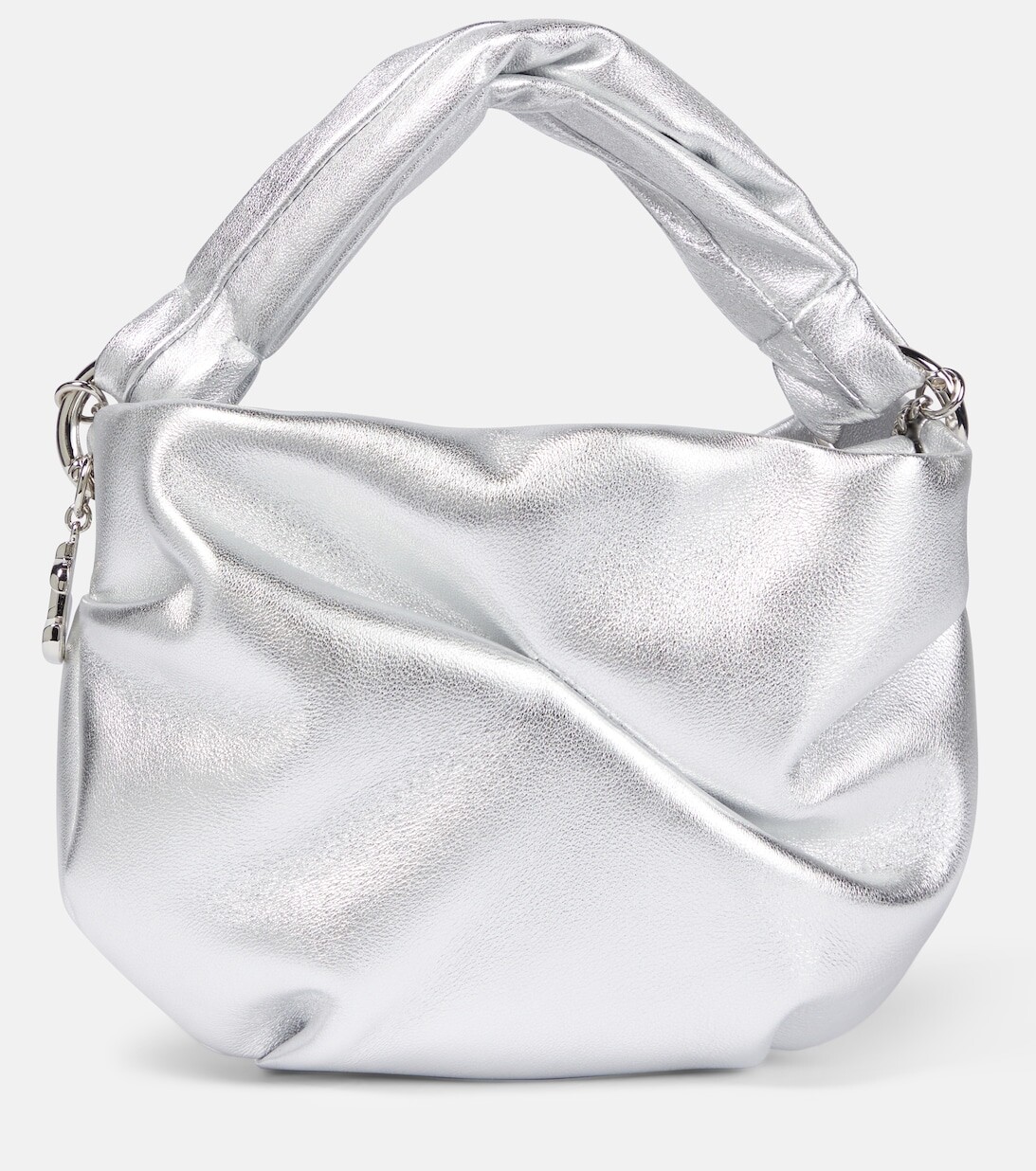 

Сумка-тоут Bonny из металлизированной кожи Jimmy Choo, металлик