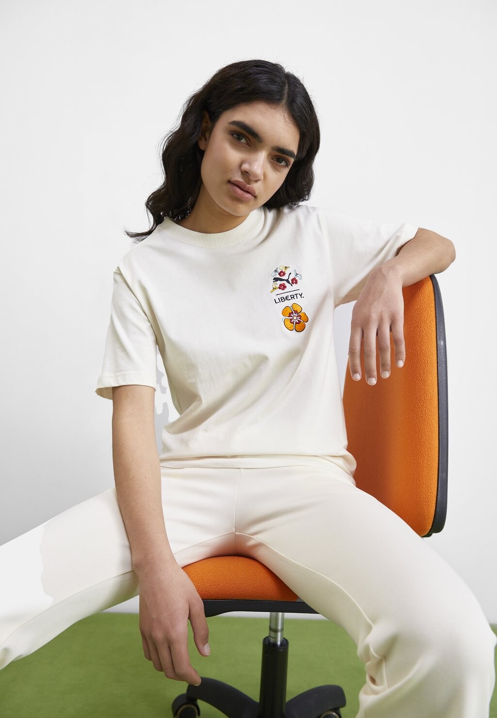 

Футболка с принтом Puma, Серый