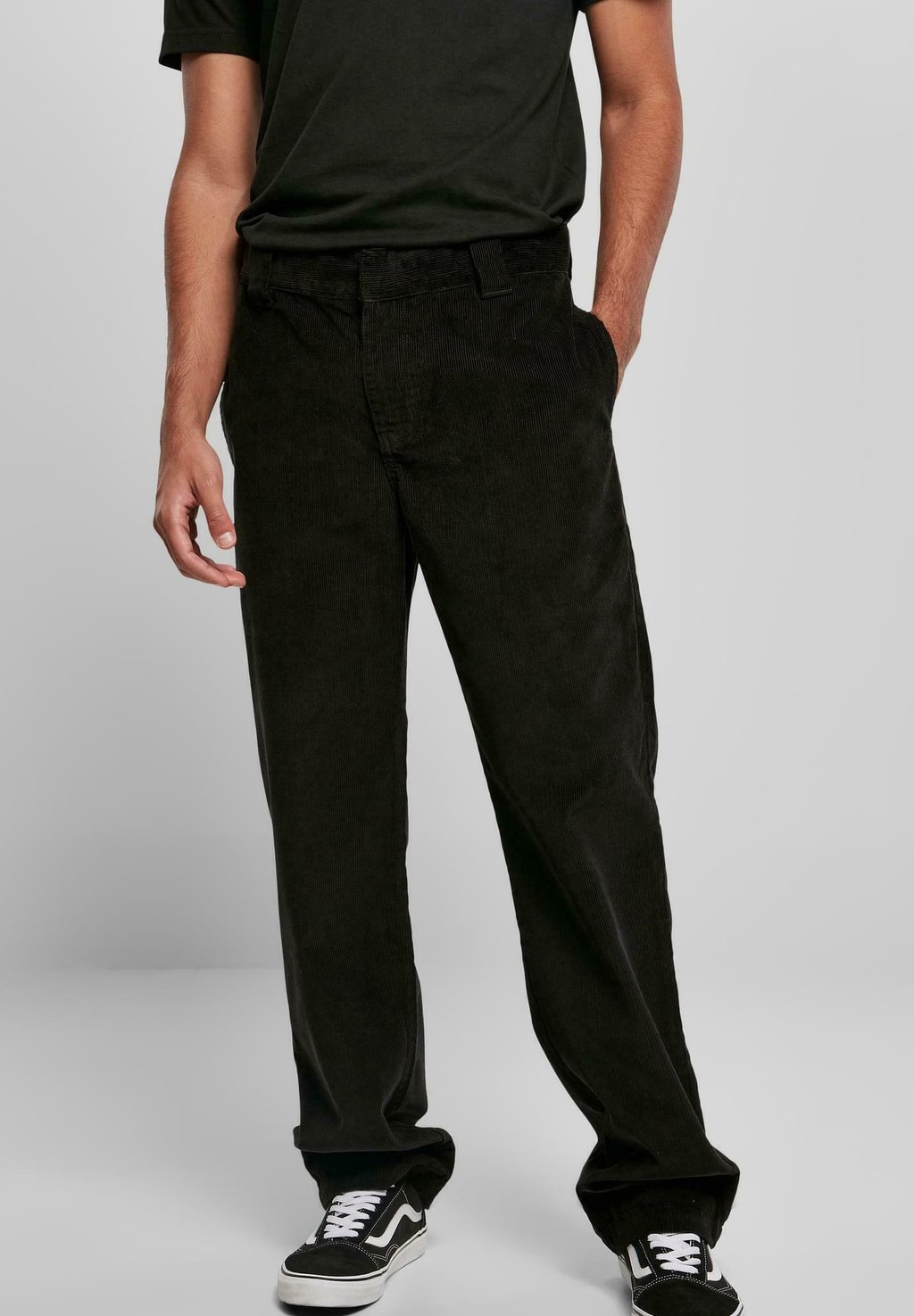 Чиносы Corduroy Workwear Pants Urban Classics, черный corduroy pants men