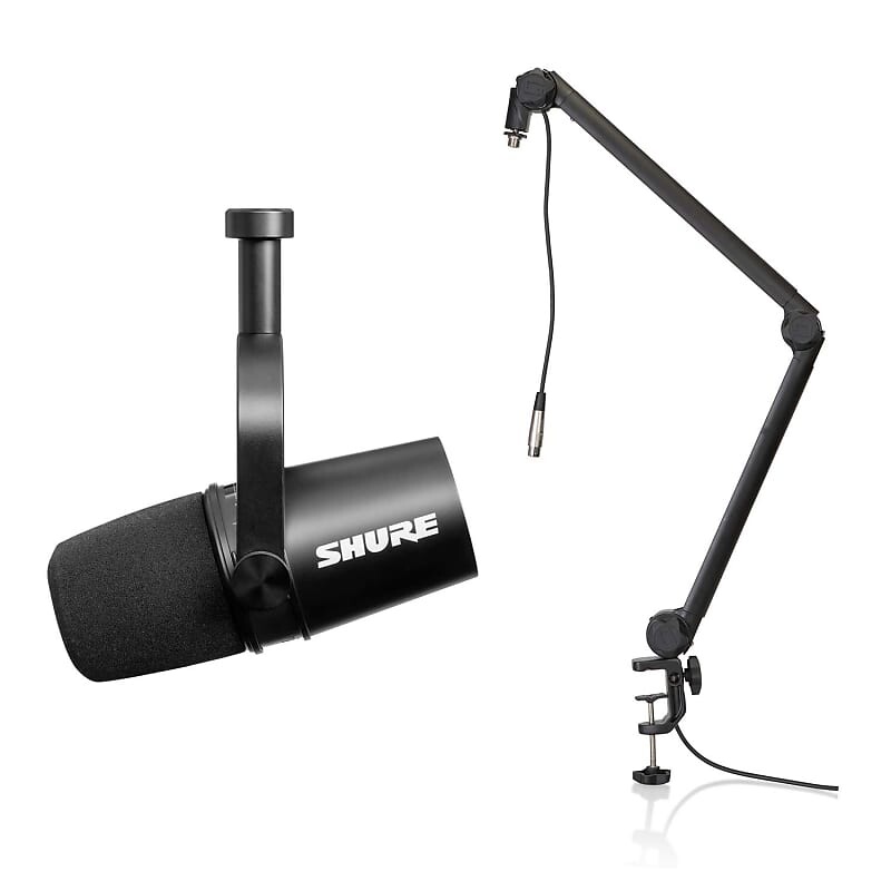 

Микрофон Shure MV7-K-BNDL Dynamic USB Microphone Podcast Bundle