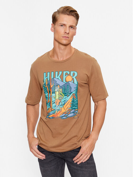 

Футболка стандартного кроя Jack&Jones, коричневый