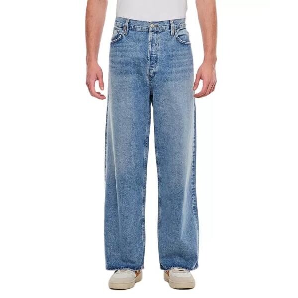 

Джинсы low slung baggy jeans Agolde, синий