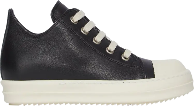 

Кроссовки Rick Owens Ramones Low Kids 'Black Milk', черный