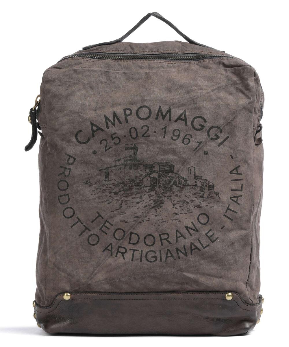

Рюкзак 13″ парусина, мелкозернистая кожа Campomaggi, коричневый