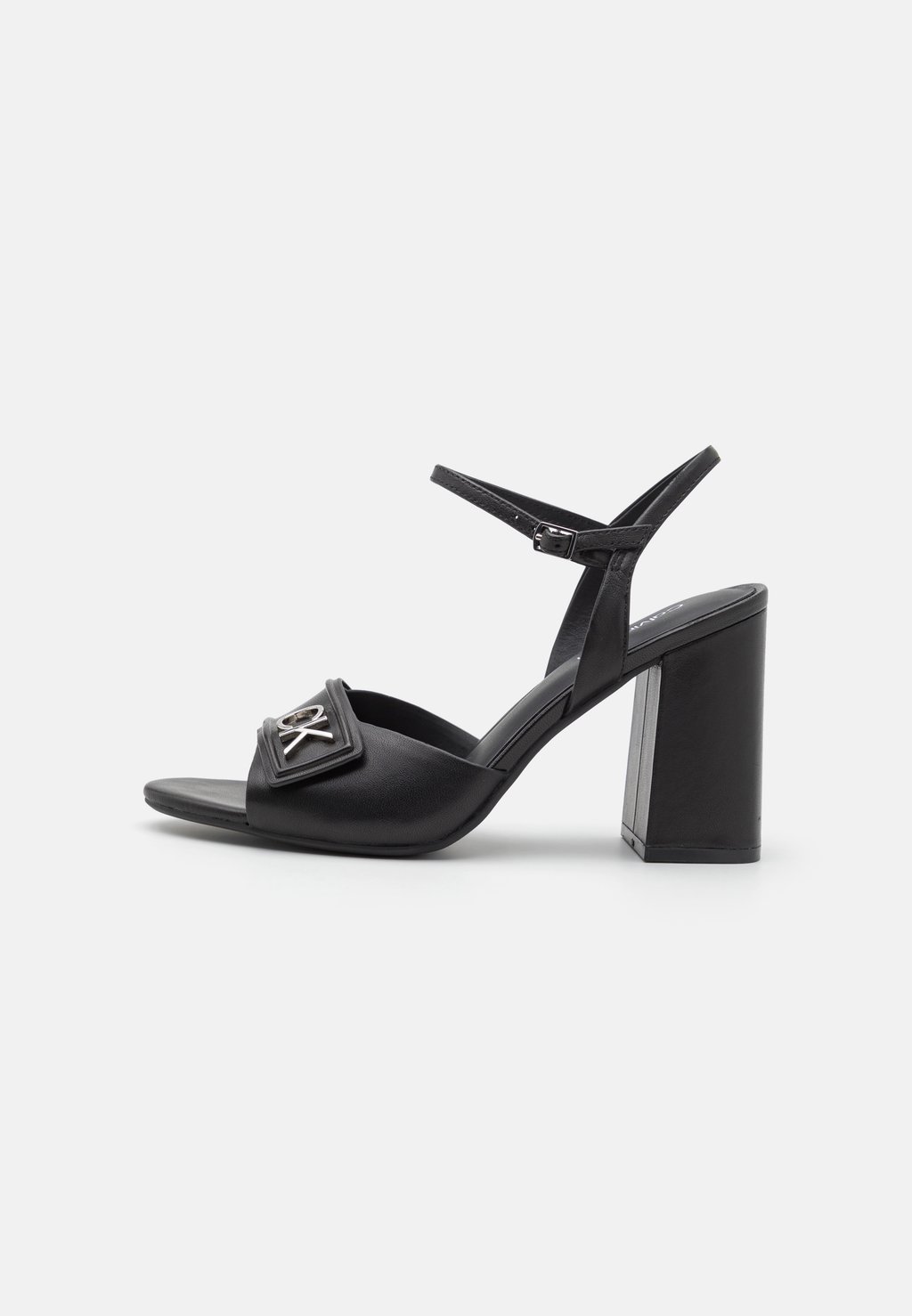 Босоножки на высоком каблуке Calvin Klein, цвет black