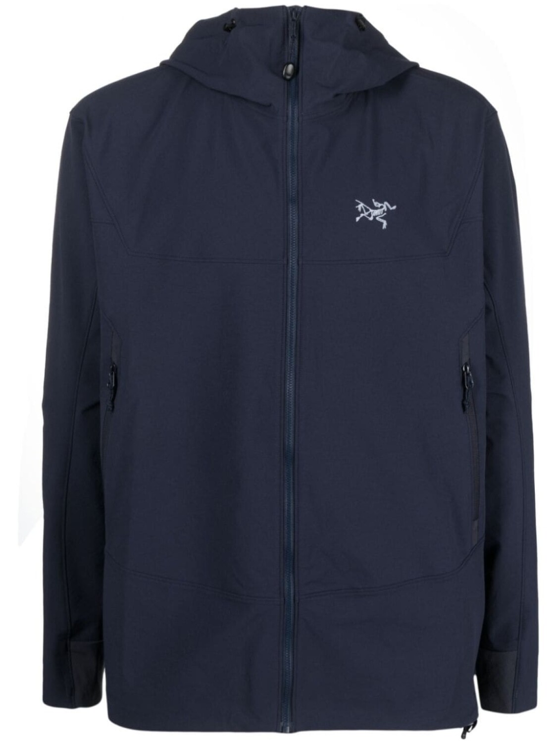 

Arc'teryx logo-embroidered hooded jacket, черный