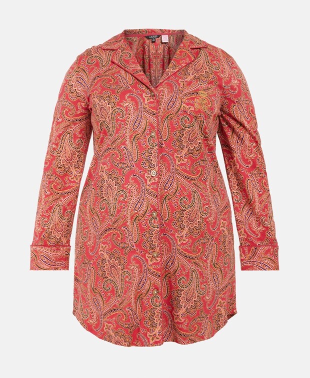 

Ночная рубашка Lauren Ralph Lauren, персик