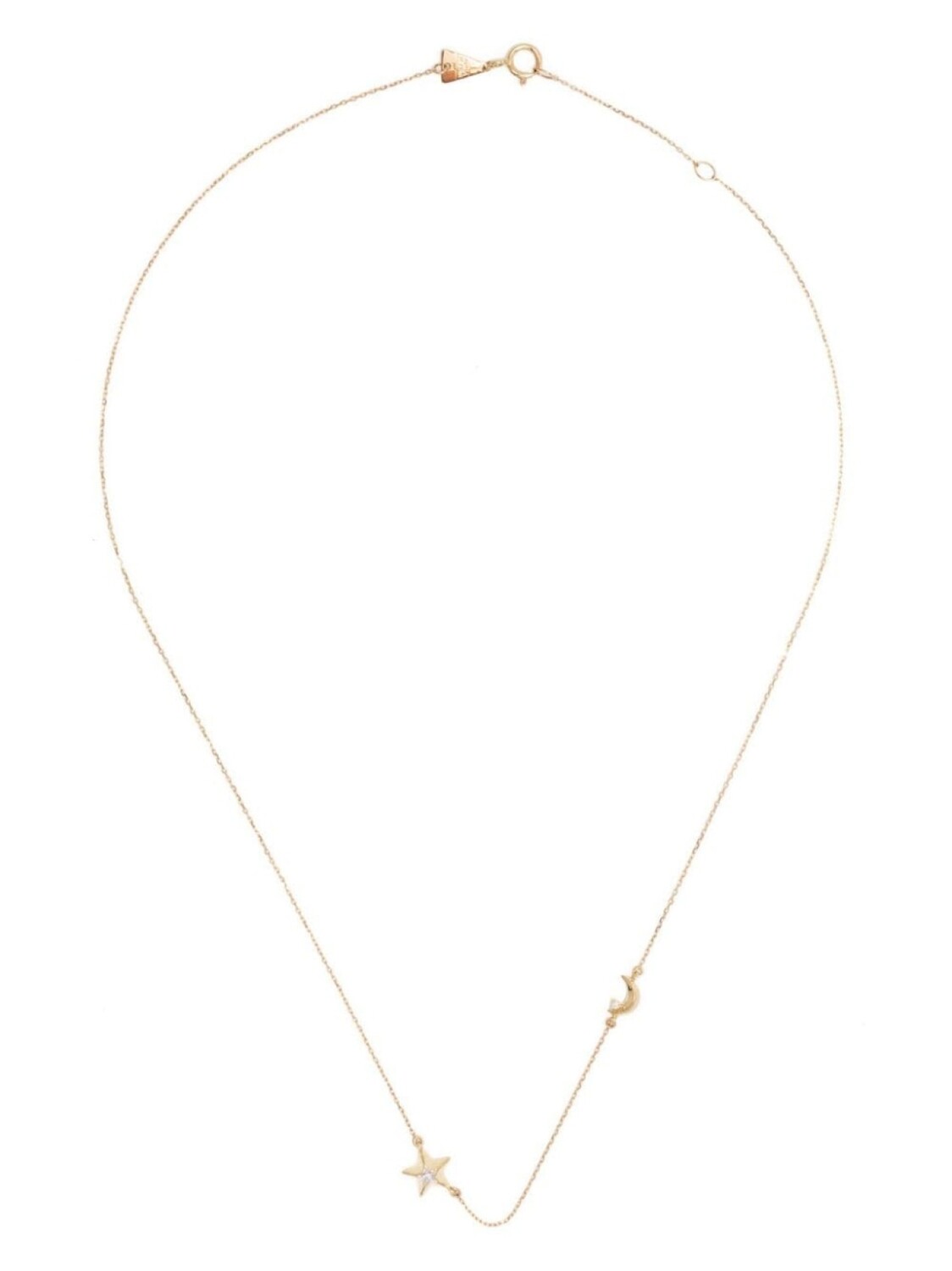 

Колье Knife Edge из желтого золота с бриллиантами Lizzie Mandler Fine Jewelry, золотой