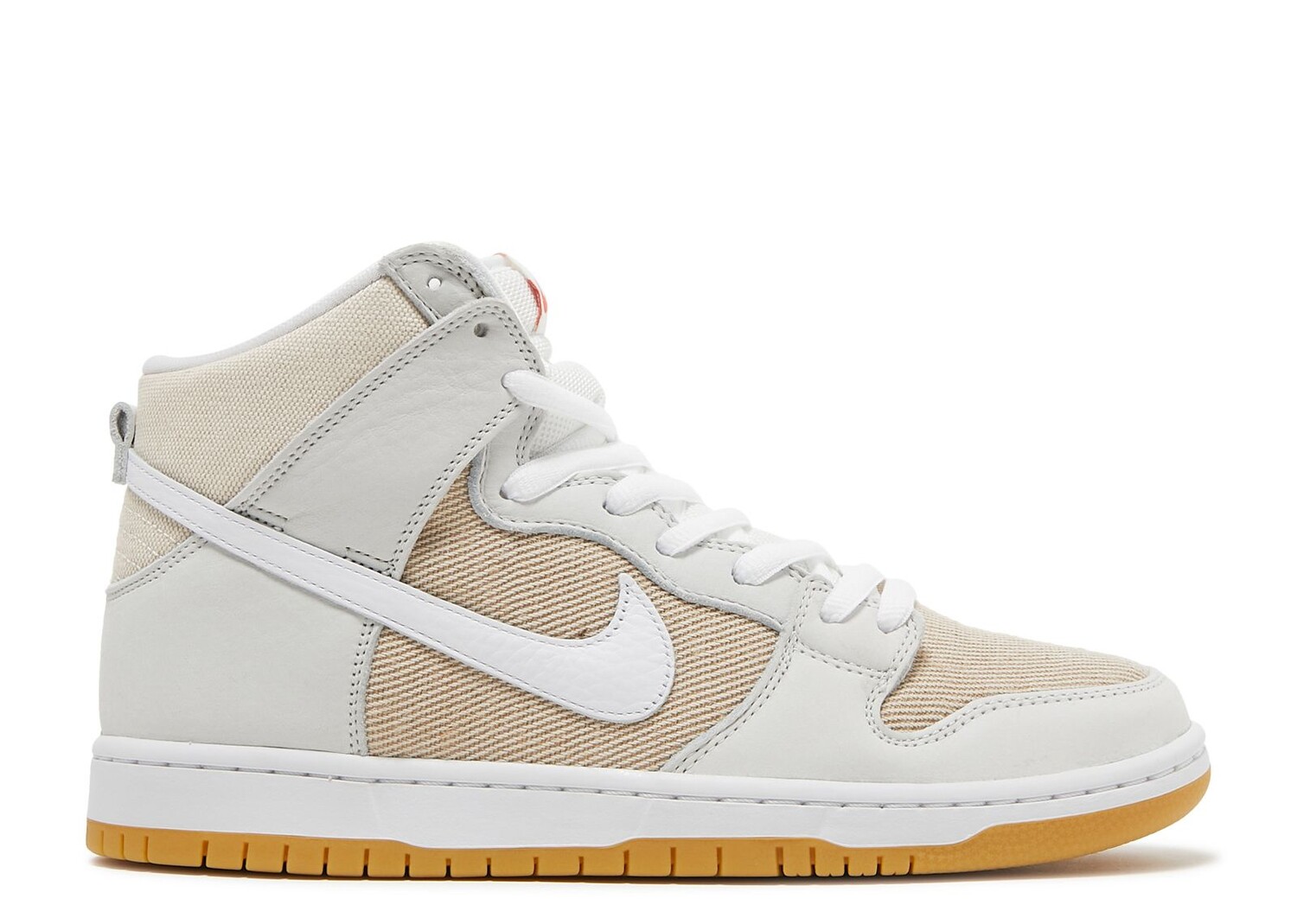 

Кроссовки Nike Dunk High Pro Iso Sb 'Unbleached Pack - Natural', кремовый, Бежевый