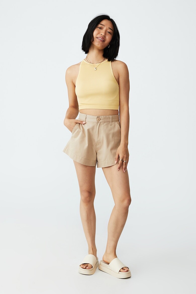 

Шорты с завышенной талией Cotton On, коричневый