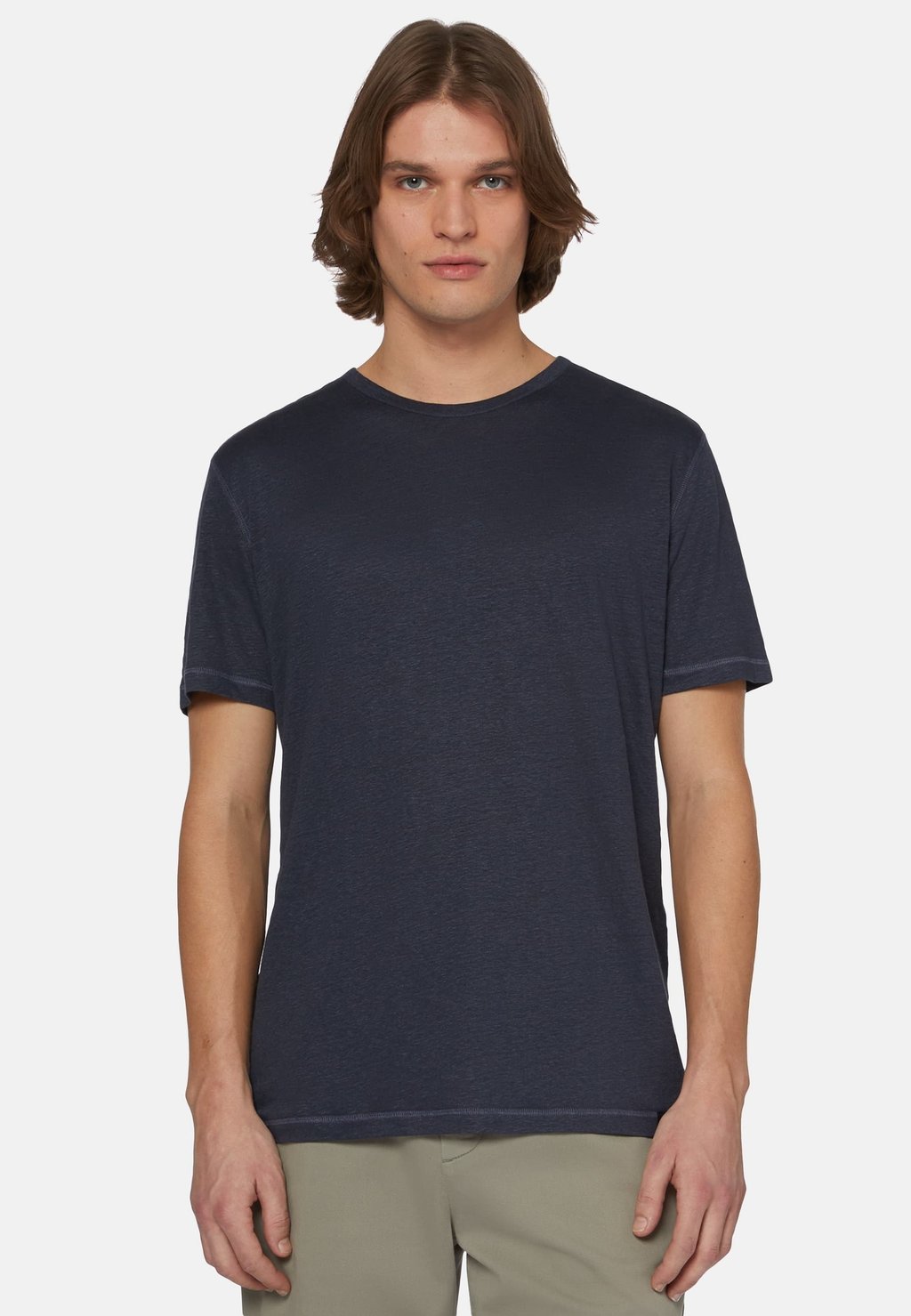 Базовая футболка Boggi Milano, цвет navy blue