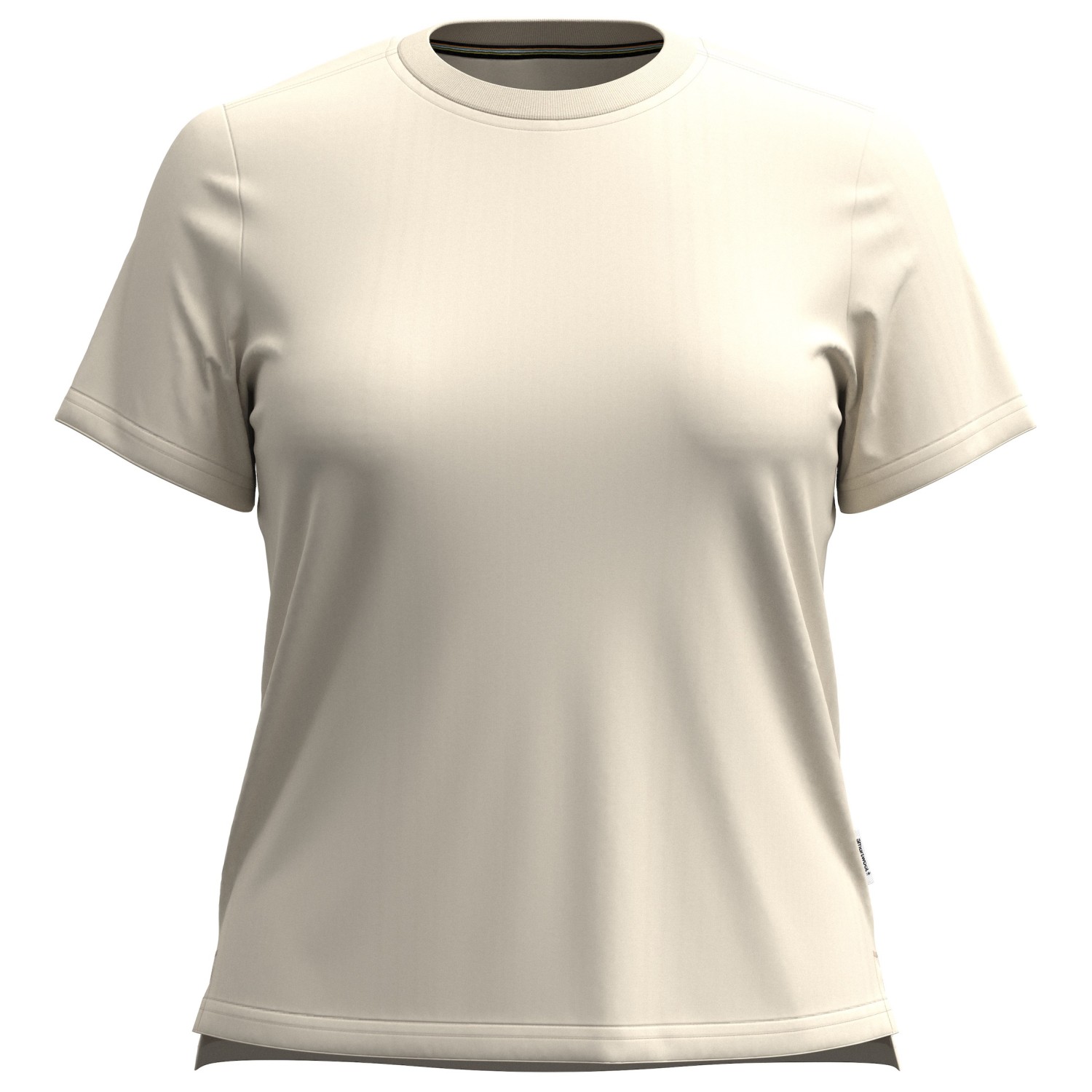 Рубашка из мериноса Smartwool Women's Perfect Crew Tee, цвет Almond