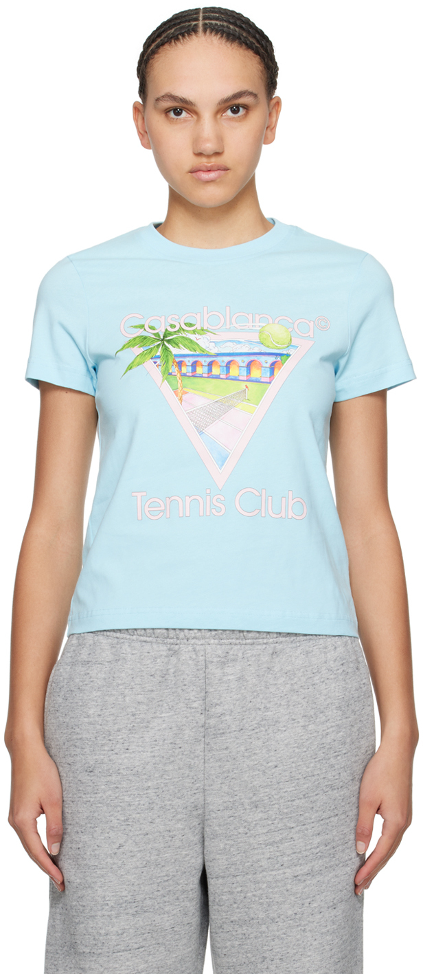 Синяя футболка Tennis Club Icon Casablanca