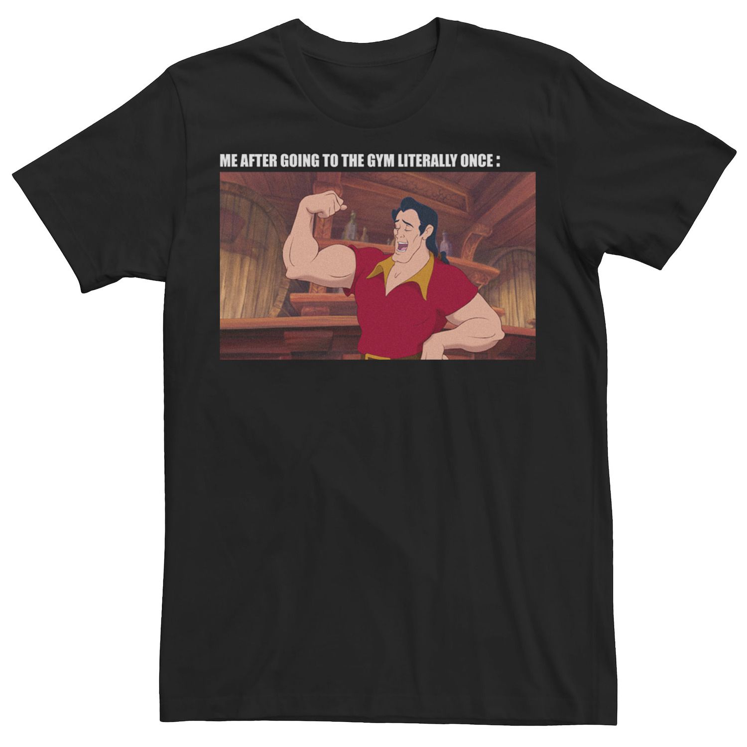 цена Мужская футболка с плакатом Disney Villains Gaston Meme