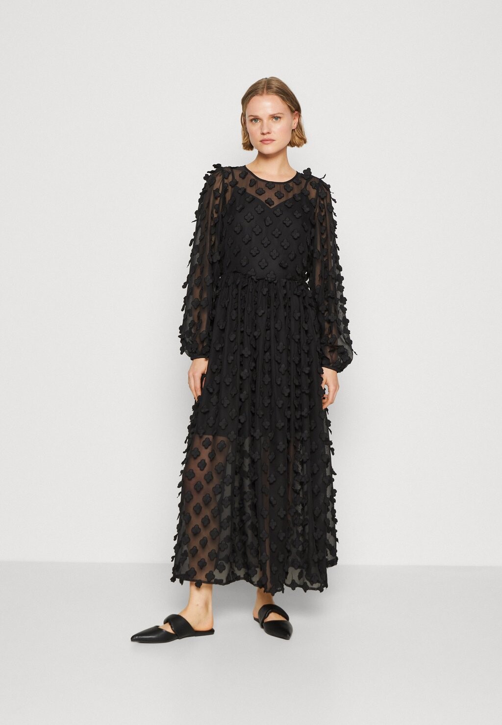 

Вечернее платье SLLFKYSHA ANKLE DRESS Selected Femme, черный