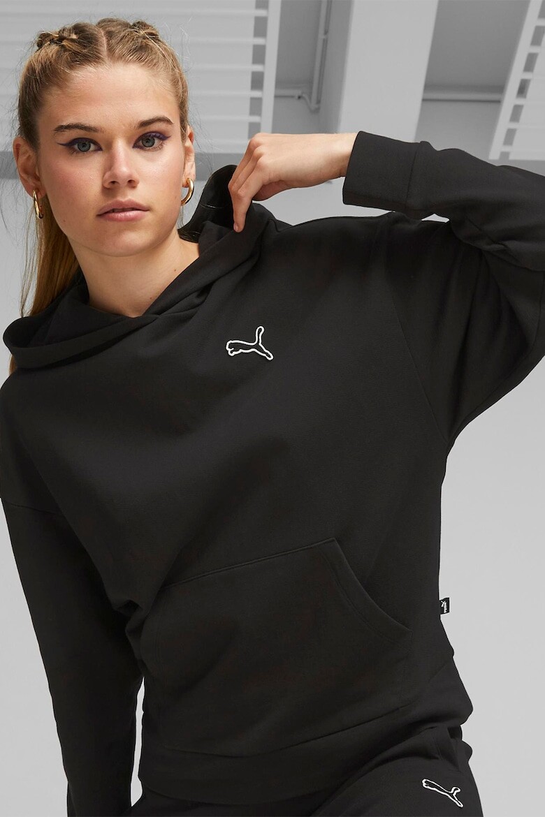 

Хлопковая толстовка Better Essentials с карманом-кенгуру Puma, черный