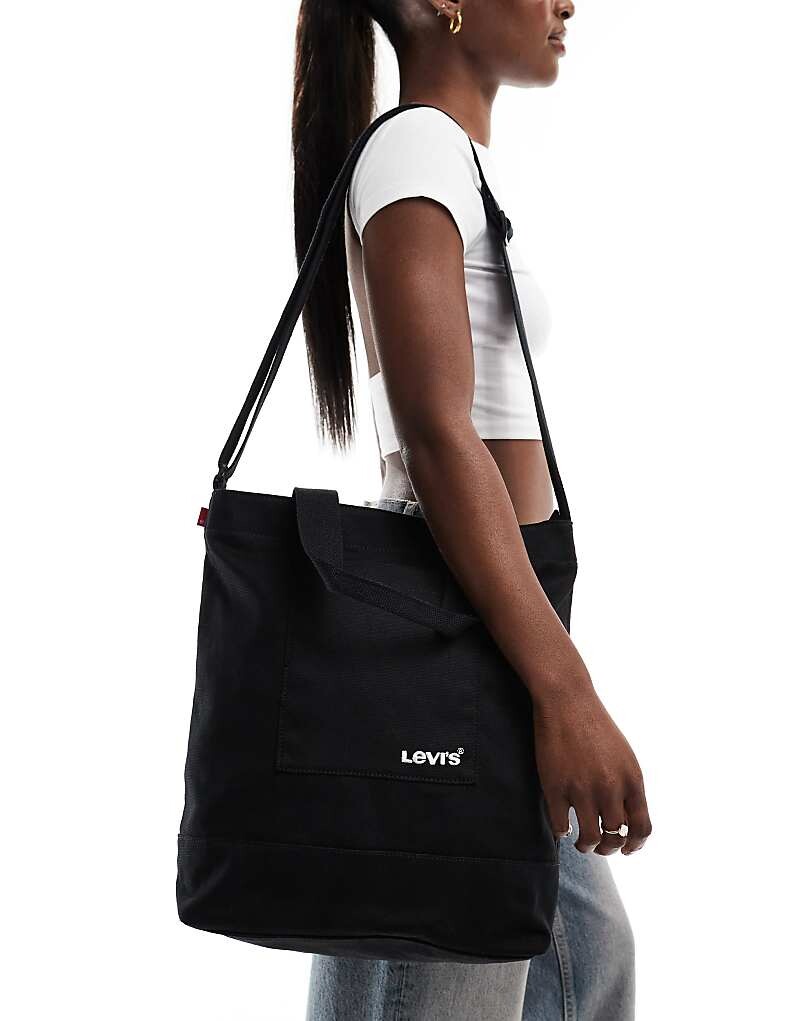 

Levi's – Icon – черная сумка-тоут с логотипом