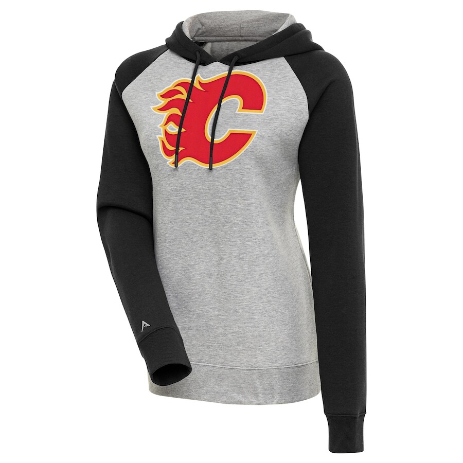 

Пуловер с капюшоном Antigua Calgary Flames, серый