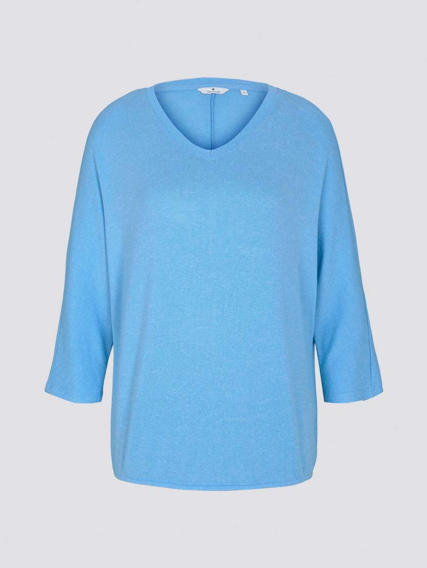 Лонгслив Tom Tailor Tom Tailor Langarmshirt, светло-синий лонгслив tom tailor размер 104 110 синий