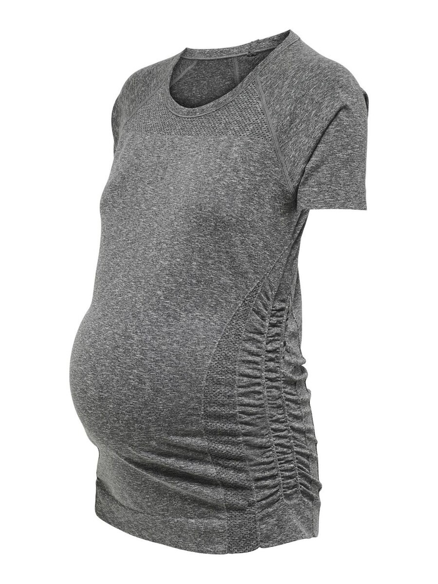 

Спортивная футболка Only Maternity, серый/пятнистый серый