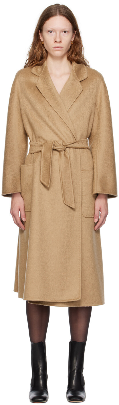 

Светло-коричневое пальто Ludmilla Icon Max Mara, Коричневый