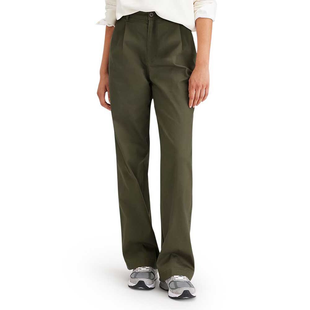 

Брюки Dockers Original Pltd high waist, зеленый