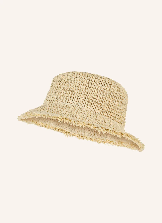 цена Соломенная шляпа Loevenich, бежевый
