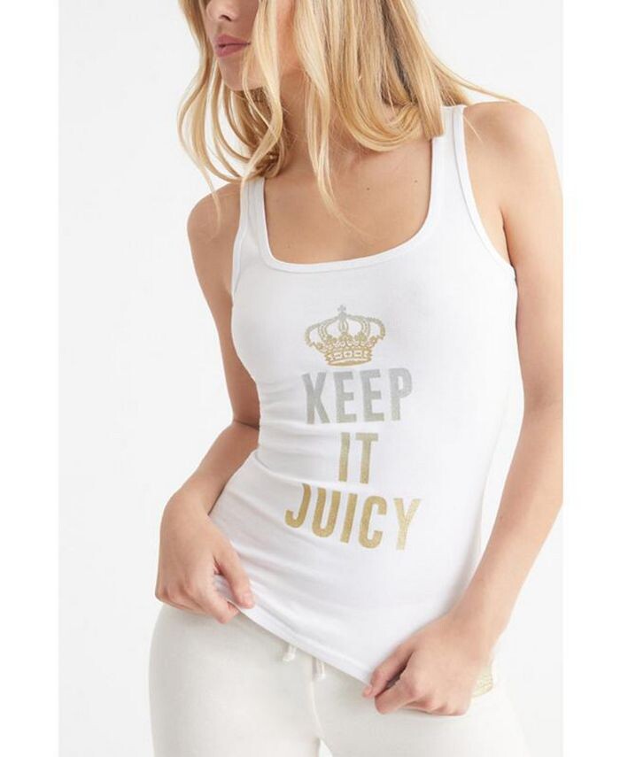 

Женская майка Keep It Juicy Juicy Couture, белый