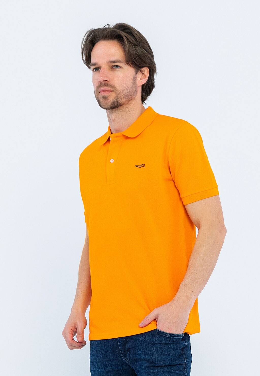 

Рубашка поло SHORT SLEEVE Edoardo Caravella, оранжевый
