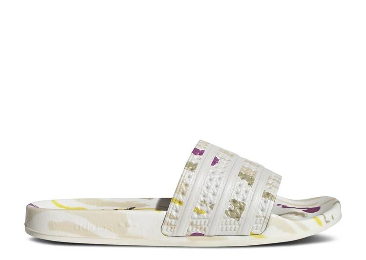 

Кроссовки Adidas THEBE MAGUGU X WMNS ADILETTE SLIDE 'ABSTRACT', белый