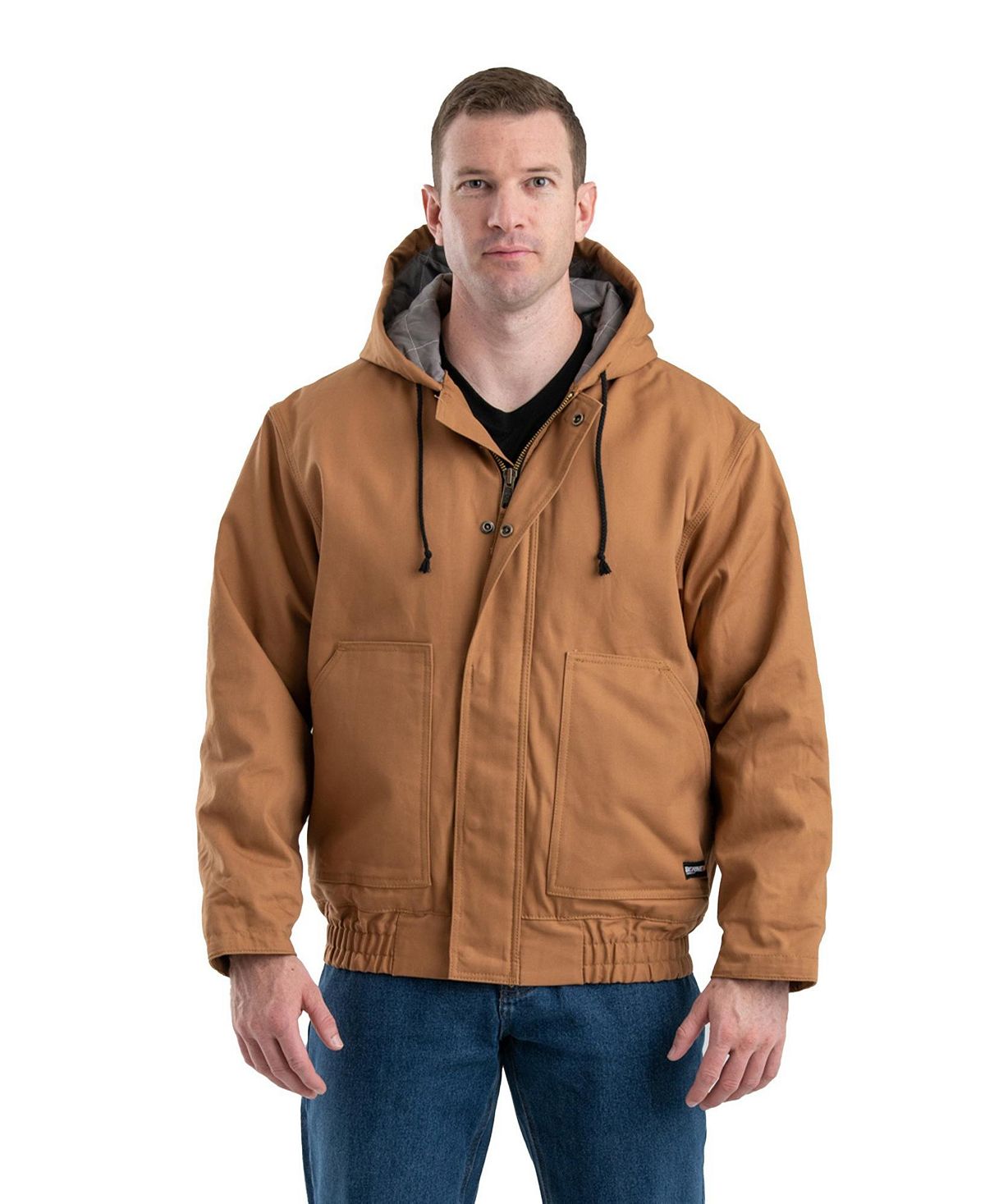 цена Мужская высокая огнестойкая куртка с капюшоном Berne