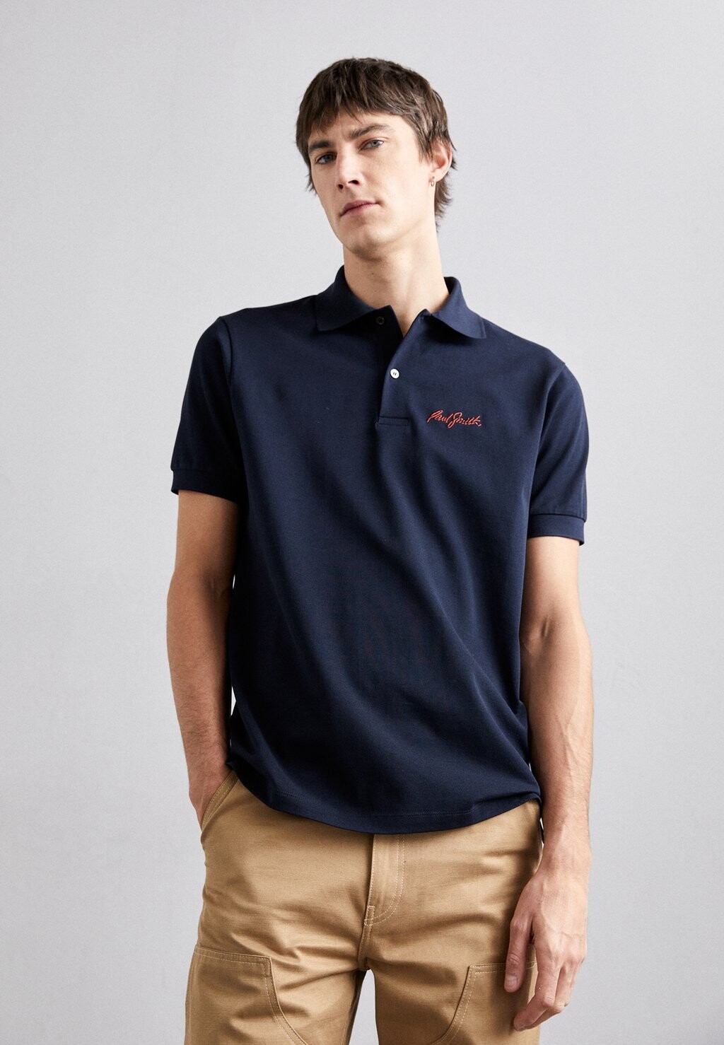 

Рубашка-поло SHADOW LOGO Paul Smith, цвет navy