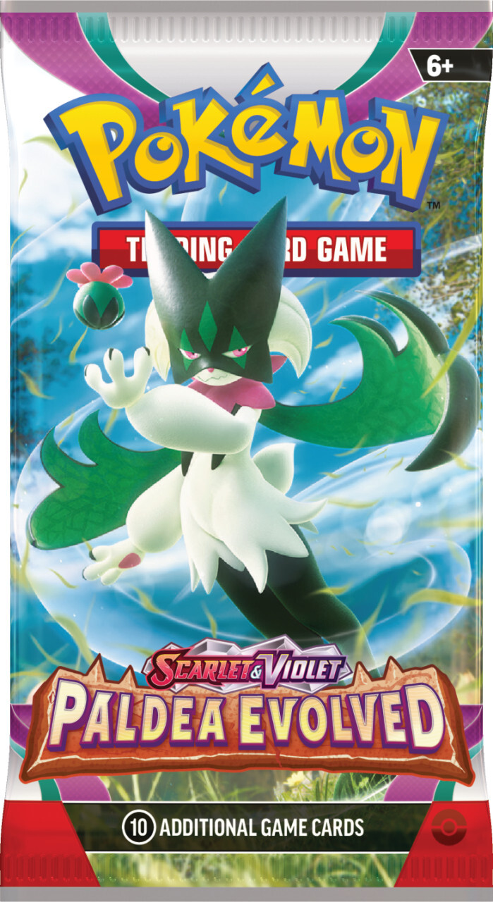 

Карточная игра Pokemon: Scarlet & Violet - Paldea Evolved - Booster Pack