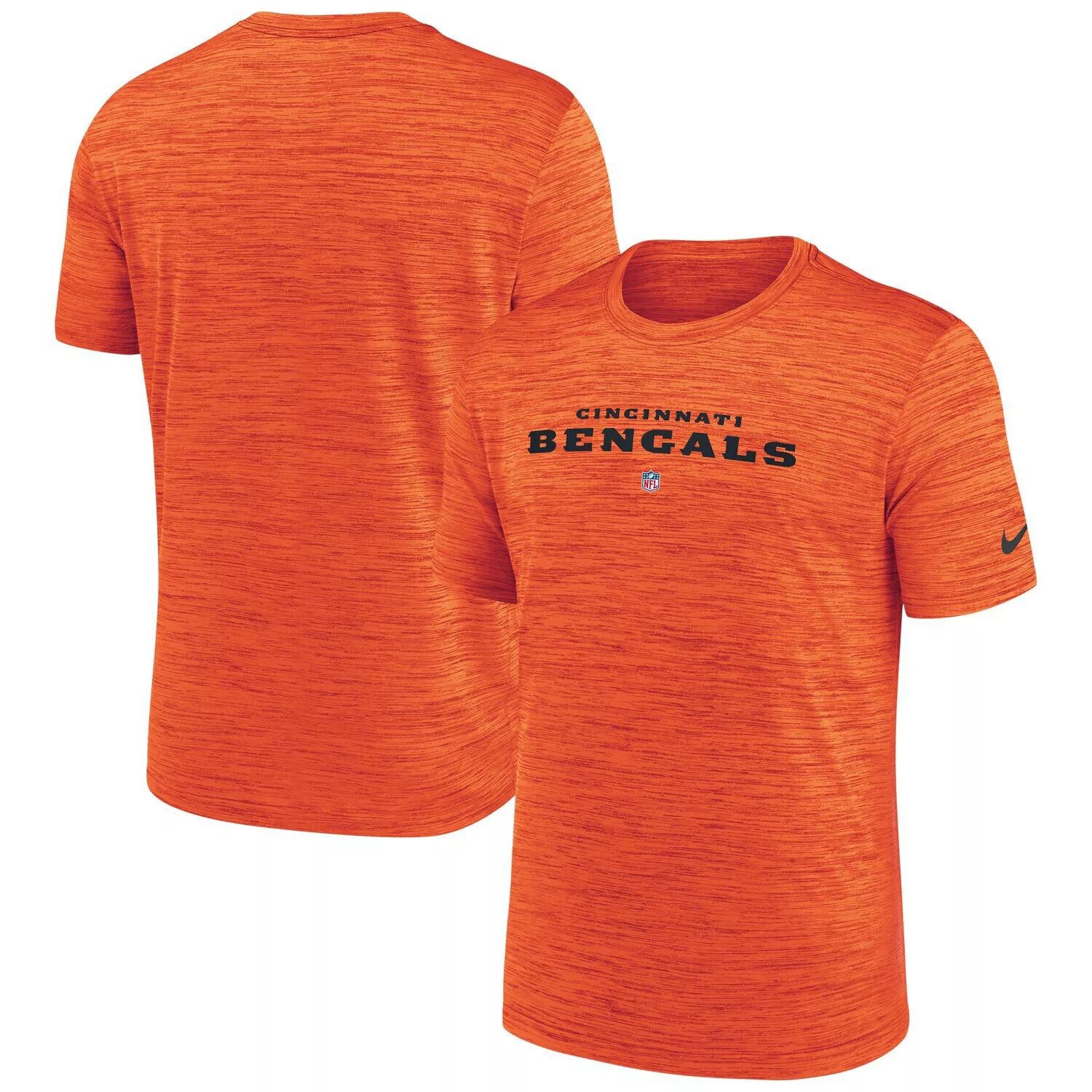 

Мужская оранжевая футболка Cincinnati Bengals Velocity Performance Nike