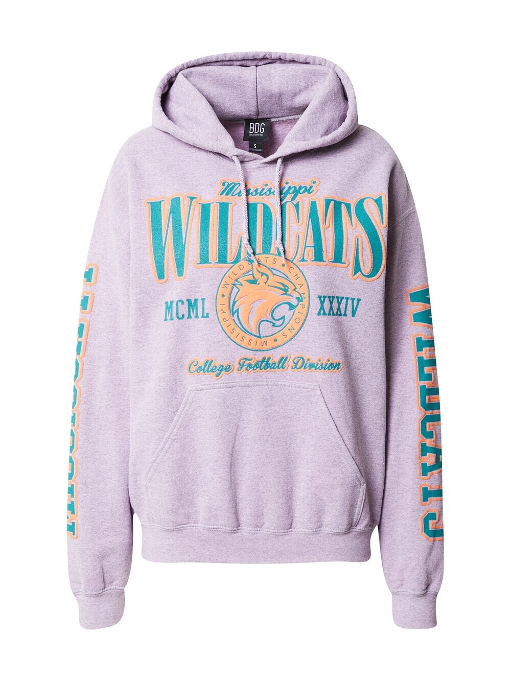 

Толстовка BDG WILDCATS, пестрый розовый
