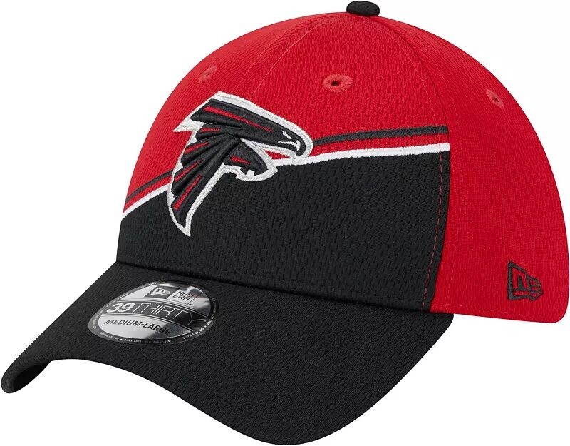 

Мужская кепка New Era Atlanta Falcons 2023 Sideline Alternate Black 39Thirty Stretch Fit