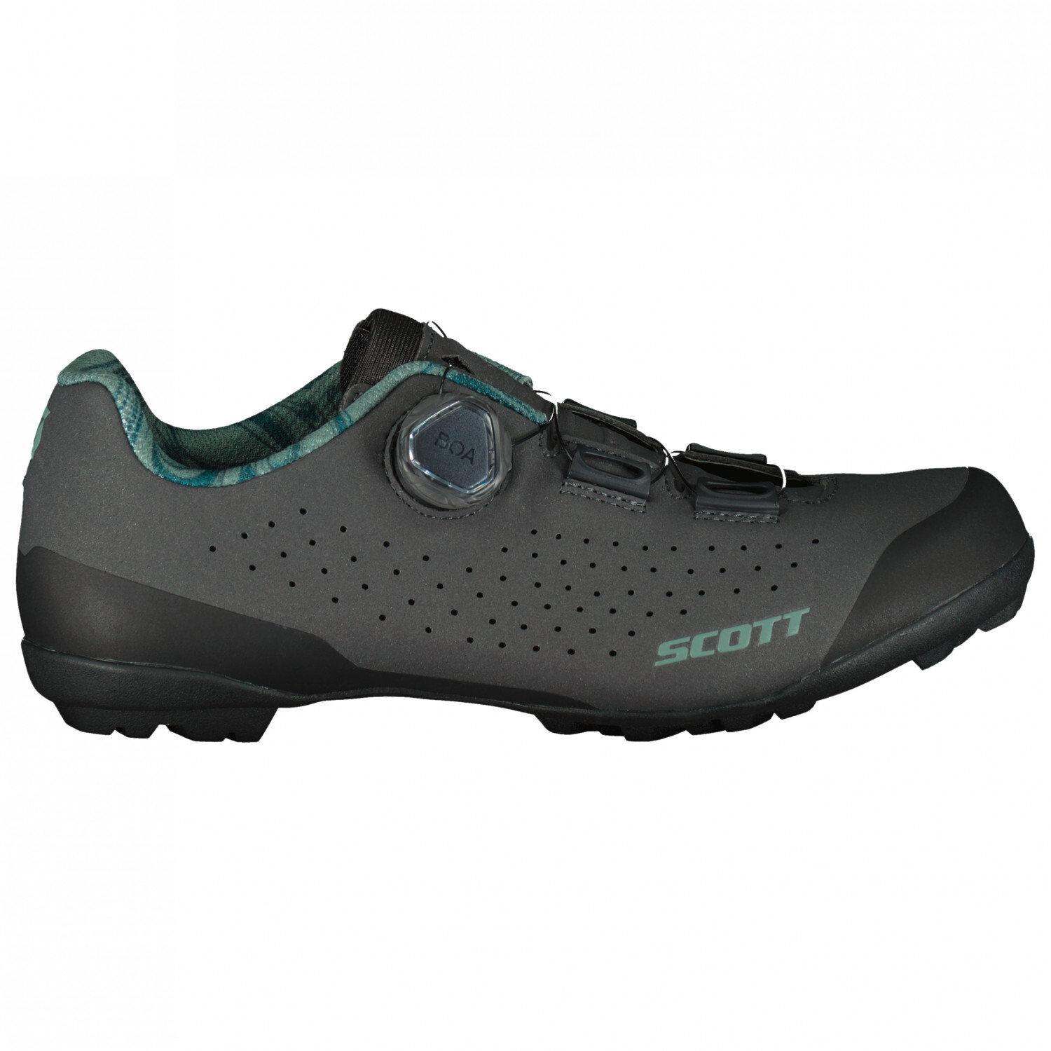 

Велосипедная обувь Scott Women's Gravel Pro, цвет Dark Grey/Light Green