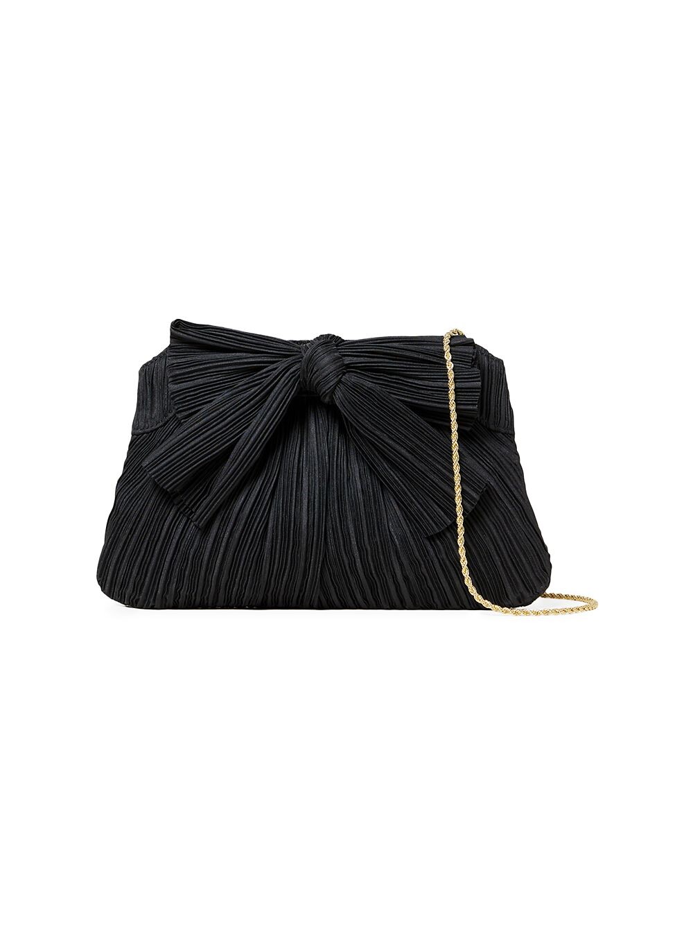 

Плиссированный клатч Rayne с бантом Loeffler Randall, черный