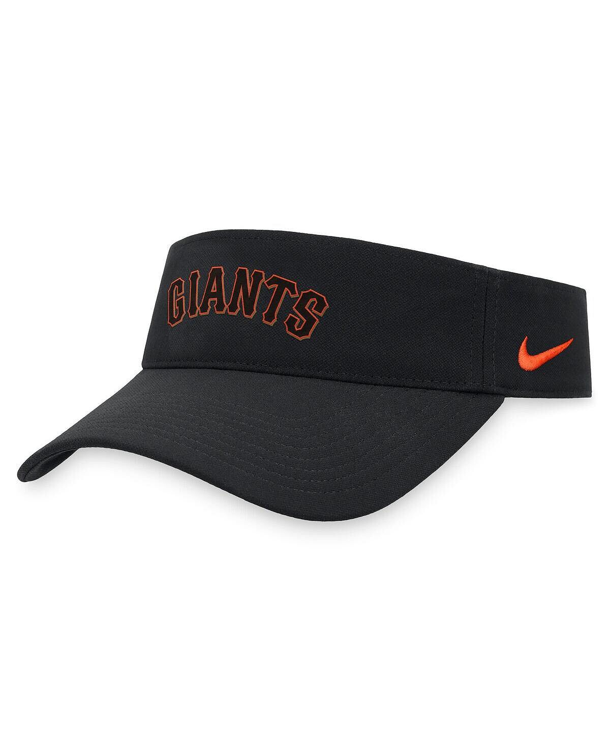 

Мужской черный регулируемый козырек San Francisco Giants Wordmark Performance Nike