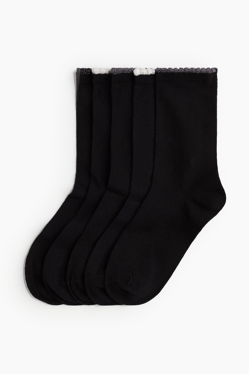 

Упаковка из 5 носков. H&M, черный
