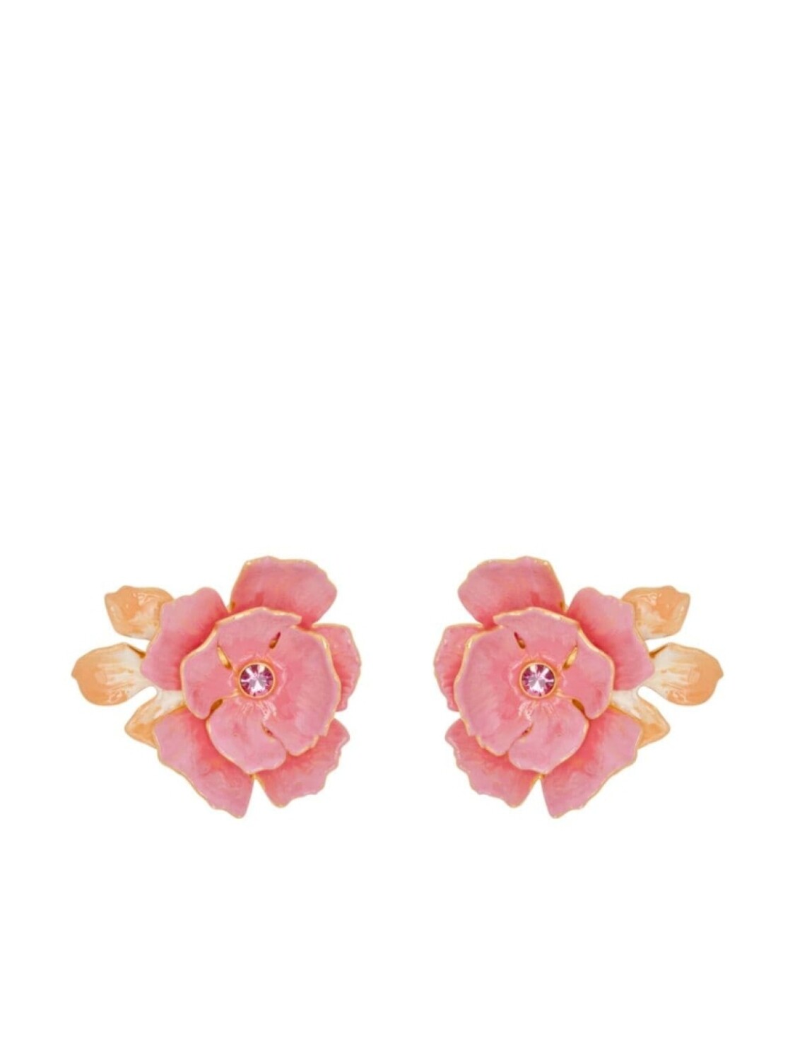 

Серьги Gardenia с эмалью Oscar de la Renta, розовый