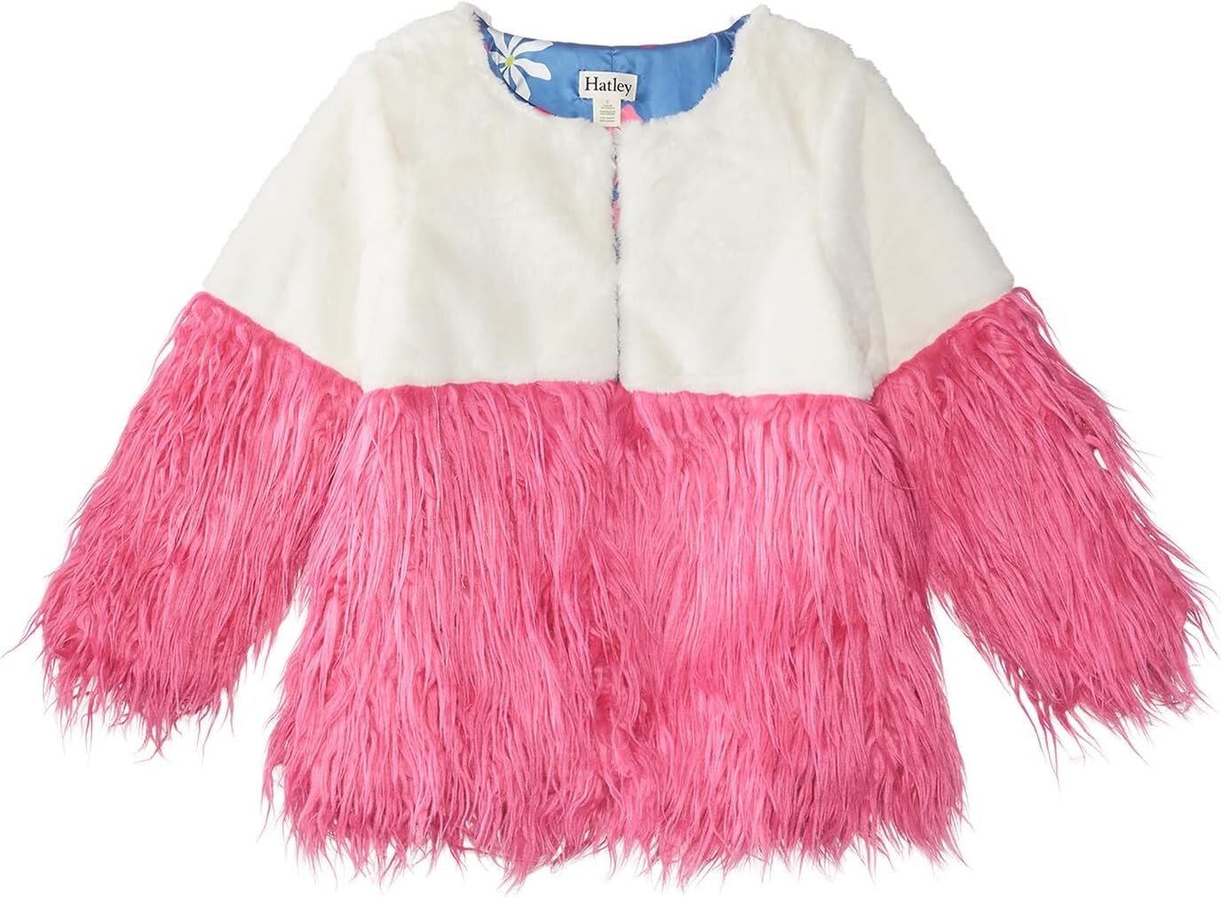 

Куртка Hatley Sheer Faux Fur Jacket, розовый