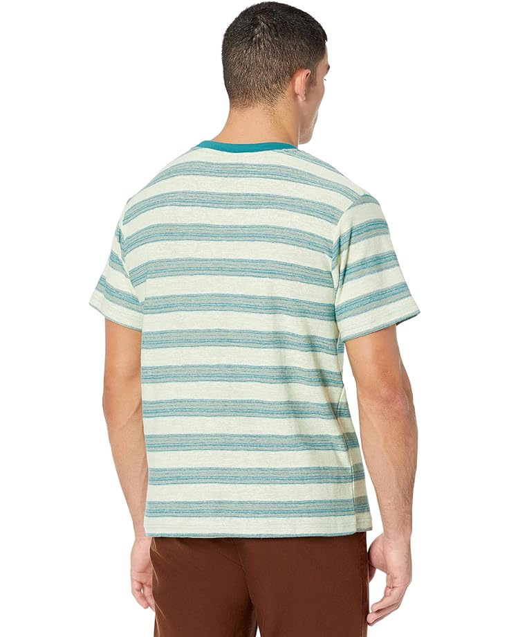 Футболка Rhythm Vintage Stripe Short Sleeve T-Shirt, синий