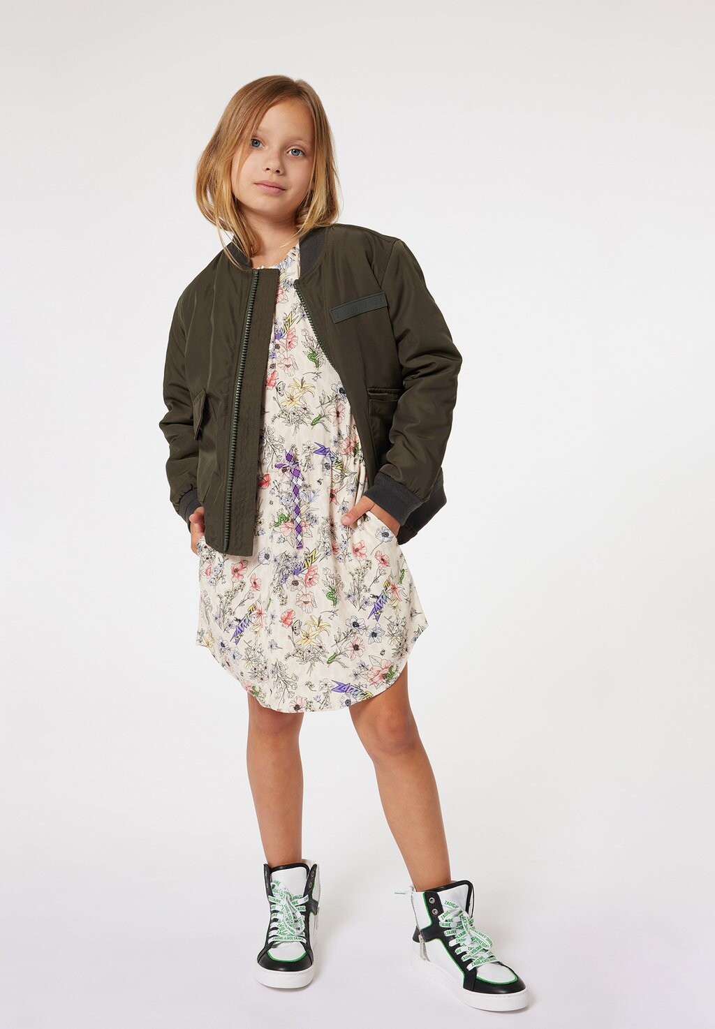 

Куртка бомбер Zadig & Voltaire, хаки