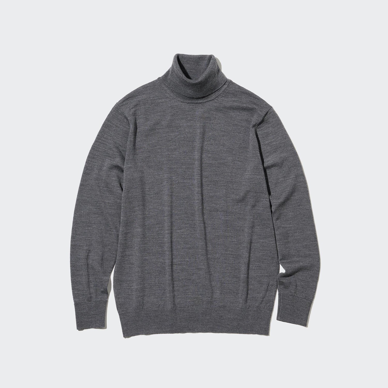 

Свитер из 100% максимальной мериносовой шерсти UNIQLO, серый