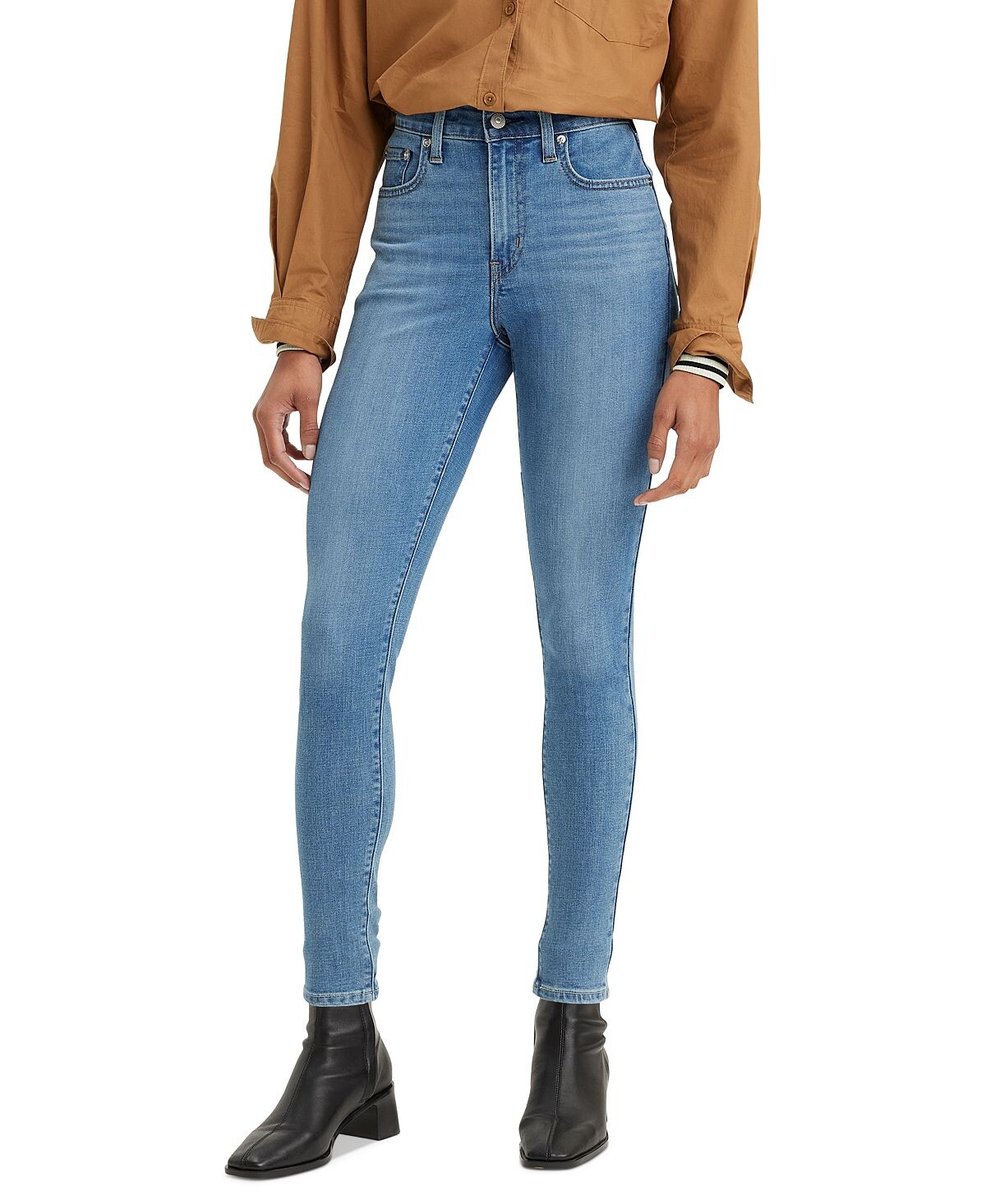 

Женские джинсы скинни 721 с высокой посадкой, короткая длина Levi's