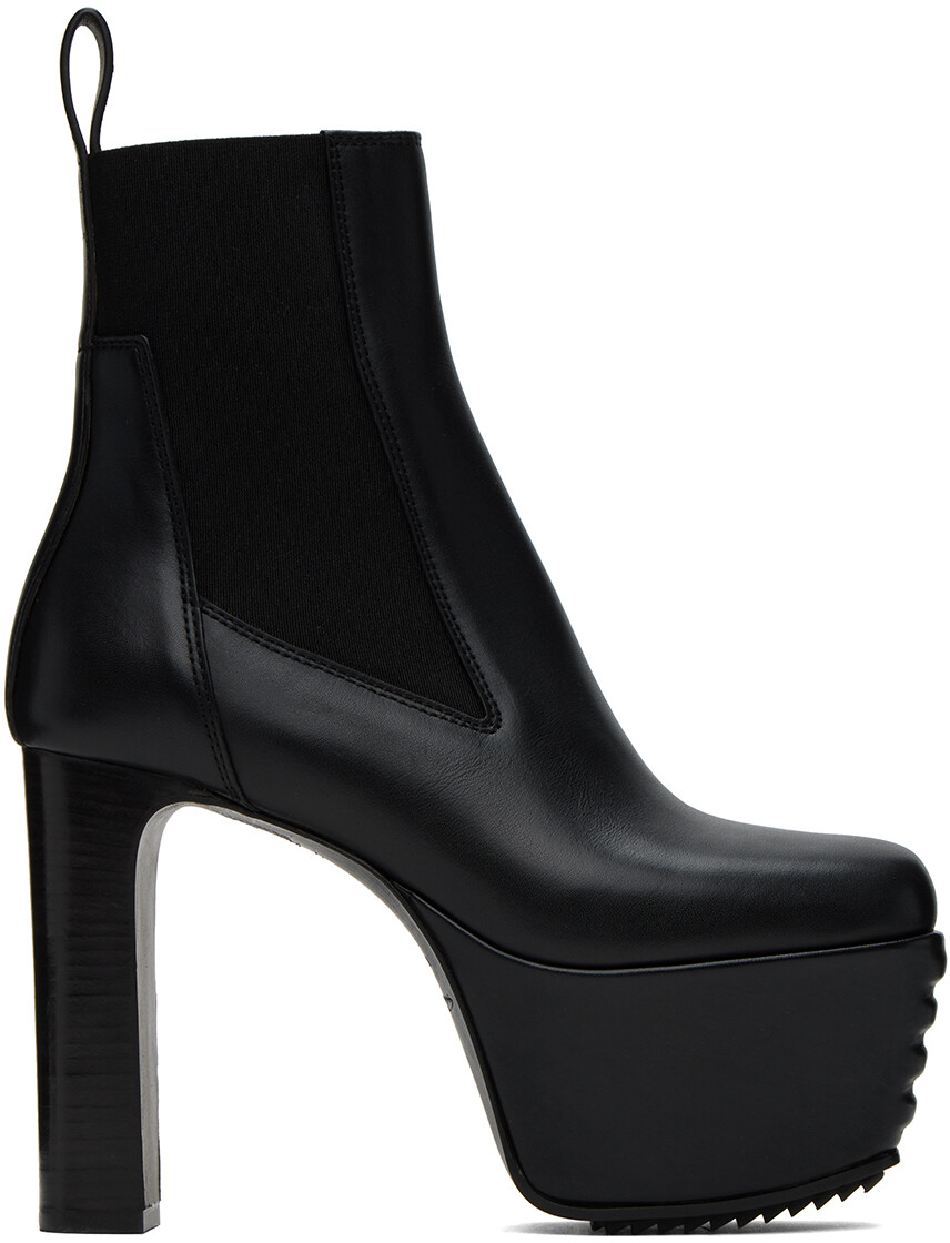 

Черные ботинки Beatle 65 с принтом Minimal Grill Rick Owens, Черный